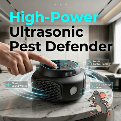 ⚡	 High-Power Ultrasonic Pest Repeller