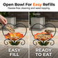 Heart-Shaped Floral Bird Feeder