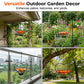 Heart-Shaped Floral Bird Feeder