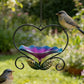 Heart-Shaped Floral Bird Feeder