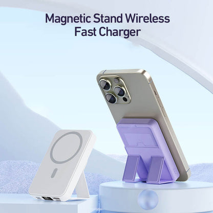 ⏳ Limited Time 50% Off! 💥22.5W 10000mAh Magnetic Wireless Charging Mobile Power with Stand