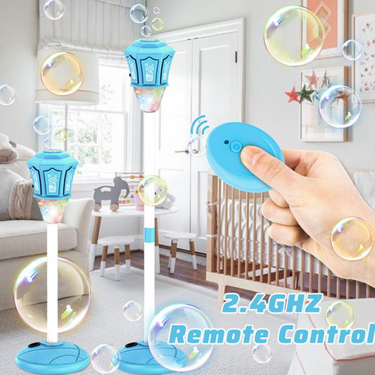 Remote Control Streetlight Bubble Machine