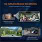🚗50% OFF NOW ! ✨3‑Channel 1080P Dash Cam with WiFi – Triple Lens Car Driving Recorder