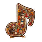 🎼⌛Limited-time offer-Wooden Musical Note Jigsaw Puzzle