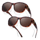 🕶️👓 50% OFF! Attention, glasses wearers: these oversized sunglasses slide right over your own glasses and make you look like a movie star—no expensive clip-ons, no fiddling with lenses!