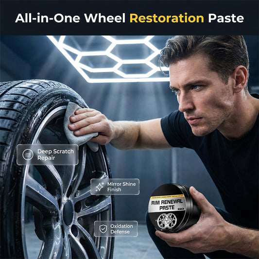 🔥Buy 1 Get 1 Free！🔥50K+ SOLD!💨✨All-in-One Wheel Care & Restoration Paste