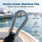 Heavy-Duty Bungee Dock Lines with Stainless Steel Clip🛥️