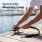 Heavy-Duty Bungee Dock Lines with Stainless Steel Clip🛥️