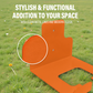 Wall-Mounted Metal Storage Rack for Grass Trimmer