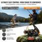 [⏰ All-Time Low Price—Today Only!] 🌀🎣 Baitrunner Spinning Reel—Dual Brake System, Quiet, Sturdy and Durable, Suitable for Predatory and Non-Predatory Fish. 💪