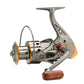 [⏰ All-Time Low Price—Today Only!] 🌀🎣 Baitrunner Spinning Reel—Dual Brake System, Quiet, Sturdy and Durable, Suitable for Predatory and Non-Predatory Fish. 💪