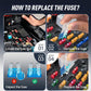 🔌300-Piece Car Fuse Kit | All Common Types • In a Storage Box