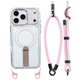 MagSafe Smartphone Case with Detachable Crossbody Neck Lanyard Strap