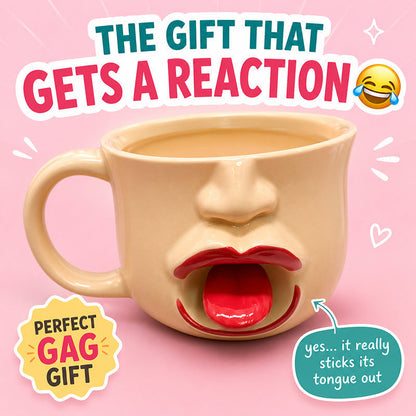 Funny Tongue Out Ceramic Mug