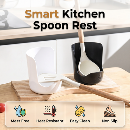 Multifunctional Kitchen Pot Lid Holder and Spoon Rest