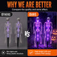 💀 Solar Skeleton Ground Stake Light for Spooky Outdoor Décor