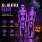 💀 Solar Skeleton Ground Stake Light for Spooky Outdoor Décor