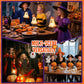 🎃Giant Halloween Spider Web Lights & Hairy Spider Decor – Choose 5m LED Web, 150cm Spider or Complete Set