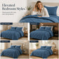 🛏️ Brushed Microfiber Comforter Set: Diamond Quilting, Moisture-Wicking, All-Season, 2 Pillowcases
