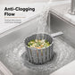 Gravity Scrape Kitchen Sink Strainer Basket