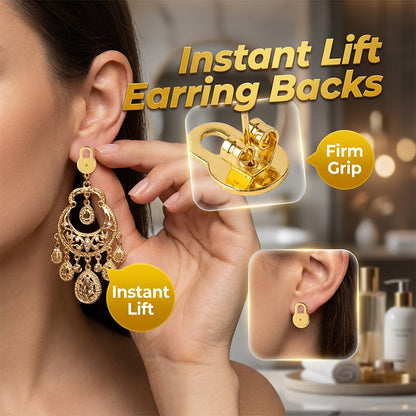 Supportive Earring Backs for Droopy Ears