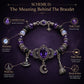 🔮Gothic Purple Rhinestone Halloween Bracelet