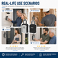 🔐50% OFF NOW! Wall‑Mount Waterproof Key Lock Box‑ 4‑Digit Combination Key Storage Safe Box, Hangable Outdoor Key Holder for Home, Rental, Office & Job Site