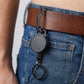 Retractable Anti-Theft Steel Cable Keychain with Bottle Opener