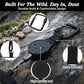 Retractable Anti-Theft Steel Cable Keychain with Bottle Opener