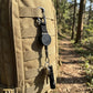 Retractable Anti-Theft Steel Cable Keychain with Bottle Opener