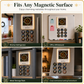⏰ NFC Magnetic Fridge Music Box – Tap to Play, 360° Rotating LED Light 🧲