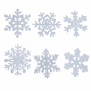 ❄️ Christmas Gift Idea – Glowing Snowflake Wall Stickers | Magical LED Winter Night Decor 🎁