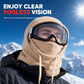 Warm winter balaclava for outdoor skiing