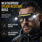 USB Rechargeable Double Sided Clip On Glasses Light for Outdoor Hiking and Reading