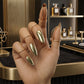 ✨ LIMITED-TIME 50% OFF! ✨ 10-Piece Metal Fingertip Nail Ring Set – Adjustable, Mirror Finish, Artistic Style 💅