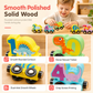 ♟️Montessori Magnetic Wooden Number Train, Early Learning Counting Toy, Perfect Gift for Toddlers Boys Girls🚂