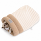 Thickened Warm Enclosed Cat Bed Sleeping Bag Soft Plush Pet Cave Bed Mat for Autumn and Winter