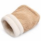 Thickened Warm Enclosed Cat Bed Sleeping Bag Soft Plush Pet Cave Bed Mat for Autumn and Winter