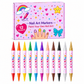 ⏳Limited Time 50% OFF🎨12 Colors Kids Dual Tip Nail Art Pen Set, Double Ended Markers for DIY Nail Painting